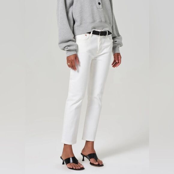 Citizens of Humanity COH Emerson Slim Boyfriend Jeans in White Size 30 - Picture 9 of 14